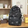Mochila Nueva de Oso de Gran Capacidad Bolsa Escolar para Estudiante de Secundaria Chica ins Alta Apariencia Moda Casual Mochila Ligera