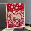 Novedad Otoño e Invierno Calentador de Cuello de Cachemira Sintética Bufanda Gruesa Extendida Pañuelo para la Cabeza Minoría Étnica Chal Versátil Ropa de Abrigo para Mujer