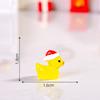 Nuevo Producto Transfronterizo Pato Luminoso Artesanías de Resina Adornos Creativos DIY Accesorios de Decoración de Escritorio Pequeños Adornos
