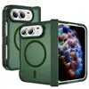 Adequado para Capas de Telefone Apple Duo, Capas Protetoras Dobráveis Apple, Capas Protetoras Magnéticas com Sensação de Pele, Capas de Telefone Apple Duo