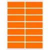 Papel para Limpiar la Boca Rectangular Pegatinas Marcadoras Impermeables a Prueba de Aceite de Colores Etiquetas Pegatinas de Nombres de Estudiantes Cuadradas Pegatinas de Clasificación para Tareas