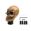 Explosiones transfronterizas cabeza de palanca de cambios universal para coche modificada cabeza de palanca de cambios de calavera cabeza de palanca de cambios manual cabeza de palanca de cambios de resina