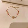 Pulsera colorida de cuentas multicapa apiladas, ligera, de lujo, de alta gama, elegante, de estilo étnico, de moda, joyería