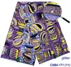 Algodón Africano Ankara Imitación Estampado de Cera Moda Brillo + Cristal Juego de Cera