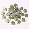 Colgante de Flor Pequeña de un Solo Lado de 8 mm Accesorios para Joyería DIY Colgante para Collar Pulsera Hecho a Mano 0.3g
