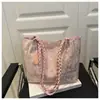 Bolsa Tote Grande Capacidade Estilo Chinoiserie Coreano Verão 2025 Casual para o Dia a Dia Feminina Ombro Único Axila para Mulheres