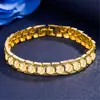 Vietnã Dólar Europeu Joias de Ouro Latão Banhado a Ouro Imitação Banhado a Ouro 24k Flor de Carro Estrela Hexagonal Pulseira Presente Criativo para Mulheres