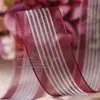 Cinta Coreana DIY Moño Accesorios para el Cabello Ropa Sombrero Caja de Regalo Paquete de Flores Accesorios Patrón Vertical Impreso Cinta de Hilo
