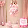 Decoraciones del Día de San Valentín Chino, globos de mesa, accesorios para crear un ambiente festivo y un sentido de ceremonia en centros comerciales y joyerías