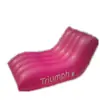 El más vendido de Amazon: Sofá Inflable con Forma de Ola, Sillón Inflable Portátil, Tumbona Inflable de PVC Afelpado