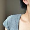 Pendientes de estilo coreano con forma de estrella de mar, diseño pequeño y exquisito, con circonitas cúbicas, combinables con todo, estilo frío 457