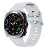 Para Samsung watch ultra correa de reloj 47mm plana Hebilla Samsung color metal correa de silicona