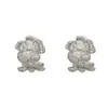 Pendientes de Aro Metálicos Exagerados con Forma de Flor Estilo Europeo y Americano, Moda de Nicho, Diseño Simple y Único, Aros Estilo Minimalista