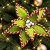 Venda Quente Transfronteiriça Flor de Natal Simulação Flor de Natal Tridimensional Decorações de Natal Vermelhas Guirlanda Atacado Flor de Natal Simulação