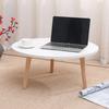 Mesa Pequeña para Dormitorio, Mesa de Piso, Mesa de Café para Sala de Estar, Uso Doméstico, Ventana de Mirador, Mesa Redonda Pequeña Simple, Apartamento Pequeño, Mesa de Café de Madera Maciza