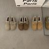 Zapatos Birkenstock Estilo Noche Little Doudou para Usar Afuera, Zapatos de Algodón, Calentadores de Una Pierna para Mujer con Suelas Gruesas y Terciopelo por Dentro para Aumentar la Altura, Estilo Noche Feo y Lindo