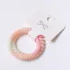 2 Peças de Elásticos de Cabelo Cordão de Celular de Gelatina de Alta Qualidade para Mulheres, Pulseiras de Elástico para Rabo de Cavalo Frescas e Sem Marcas e Acessórios de Cabeça