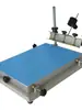 Mesa Manual para Serigrafia, Máquina de Serigrafia, Plataforma Manual para Pasta de Solda SMT, Mesa Operacional com Raspador para Tela
