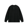 Ropa Vintage 25 Otoño/Invierno Nuevo Estilo Americano Suéter de Color Sólido con Cuello Henley para Hombre con un Estilo Perezoso de Gama Alta Tejido Base