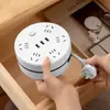 Regleta con USB para Uso Doméstico, Dormitorio de Estudiantes, Convertidor de Enchufe de Extensión Múltiple con Cable Largo