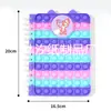Krat Pioneer Unicorn Raspa Caderno Espiral Folha Solta Prensador Bolha Caderno de Exercícios Papelaria Descompressão Livro