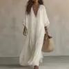 En Stock Cruzado Europeo y Americano Sitio Independiente de Amazon Encaje Bohemio Occidental Patchwork Vestido de Gasa Más Vendido