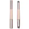 Pincel de silicone para batom pincel de base para corretivo 2 em 1 pincel para aplicar pat de nail art pincel para halo de corretivo cabeça redonda portátil com tampa