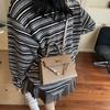Bolsa Kelly de Mão Popular Transfronteiriça para Mulheres 2025 Nova Textura Padrão Crocodilo Bolsa de Ombro Versátil Bolsa Transversal Versátil e Moderna