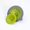 Filtro de Drenaje para Fregadero de Cocina, Atrapapelos para Baño, Cubierta de Drenaje para Lavabo y Fregadero, Separador Antiembozos con Tapa
