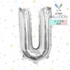 Globos de Papel de Aluminio Delgados con Letras del Alfabeto Inglés A-Z Versión Americana de 16 Pulgadas (40 cm) Decoración para Fiesta de Cumpleaños