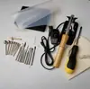 Set de Herramientas para Flores Calientes Moldeador de Flores de Terciopelo DIY Temperatura Ajustable Espátula de Bola Espátula para Pétalos Incluye Video Tutorial