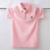 Camiseta para Niños Camisa Polo de Algodón de Xinjiang Talla Mediana y Grande Ropa de Niño Manga Corta Cuello Solapa Estudiante Bebé Verano Top Guapo 8