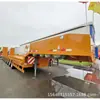 Fabricante Personaliza Semirreboques de Plataforma Baixa para Equipamentos Grandes, Plataformas de Gancho de Escada Hidráulica de Seção Única e Dupla com Direção Hidráulica