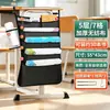 Bolsa de Escritorio Bolsa para Guardar Libros de Texto de Estudiante Artefacto de Almacenamiento de Escritorio Multifuncional Engrosado de Gran Capacidad Bolsa de Almacenamiento para el Borde de la Mesa
