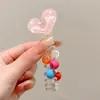 Corda de Celular Elástica Doce e Menina Elástico de Cabelo Verão Durável Artefato de Trança Headband de Trança Bolha de Amor