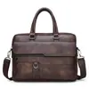 Bolso Cruzado para Hombre 2023 Nuevo Maletín de Negocios para Viaje Maletín de Cuero PU para Hombre Bolso para Computadora de Hombro para Hombre Gran Capacidad
