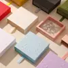Caja de Empaque para Joyería Impresa Cajón Caja Colgante de PE Templo Cultural y Creativo Exhibidor de Pulseras Muñequeras Caja de Almacenamiento de Joyería de Cristal