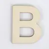 Letras mayúsculas inglesas de madera DIY 26 letras virutas de madera manualidades accesorios para decoración del hogar accesorios para sesión de fotos