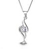 Colar com pingente de raio em prata de lei S925, símbolo do infinito, um sucesso de vendas internacionais. Luxo acessível e elegância para mulheres.