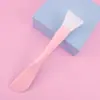 Pincel de máscara facial de silicone pincel de lavagem nasal duplo pincel de maquiagem de cabelo macio de dupla finalidade aplicador de pincel de máscara de lama facial beleza maquiagem de beleza