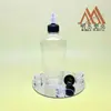 Botella PET plana oblonga personalizada de 240 ml se puede emparejar con varios estilos de tapas, botella multiusos, botella cosmética