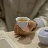 Xícara de Chá Delicada de Parede Fina com Esmalte Roxo da Dinastia Tang e Song, Tamanho Pequeno, Xícara de Chá Doméstica, Conjunto de Chá Kung Fu, Xícara Única, Xícara Pequena