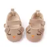 Zapatos de lana de punto para bebé recién nacido suelas blandas 0-1 año zapatos de tela para bebé zapatos antideslizantes 2466