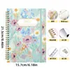 Amazon 2027 Planificador Semanal en Stock Comercio Exterior Cuaderno de Espiral A5 Inglés Cuaderno de Eficiencia Floral Fresco Personalización