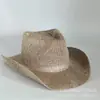 Aliexpress Exportação Novo Chapéu de Cowboy de Tricô com Recortes e Lantejoulas Estilo Britânico Jazz Respirável para Exterior Chapéu de Sol