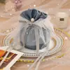 Bolsa de Dulces para Boda, Bolsa de Terciopelo de Lujo para Boda, Recuerdo de Boda, Caja de Dulces para Boda, Bolsa de Dulces de Compromiso Estilo Ins