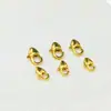 Acero de Titanio No se Desvanece Nuevo Cierre de Langosta en Forma de Corazón Galvanizado al Vacío Hebilla de Corazón Chapada en Oro de 18K Hebilla de Pulsera Hebilla de Collar