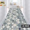 Tapete simples cortável para porta de entrada, corredor, corredor, escadas, carpete longo 3D para casa e hotel