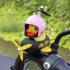 Lindo Pato Amarillo Submarino Adornos de Pato para Coche Motocicleta Autopropulsada Motocicleta Eléctrica Adornos de Coche a Batería Accesorios