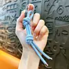 Chaveiro de Personalidade para Carro Enfeites Pendurados Corda de Couro Bolsa de Tempo Pendurada Pequenos Acessórios Pingente de Chaveiro de Couro Tira de Couro Cinto